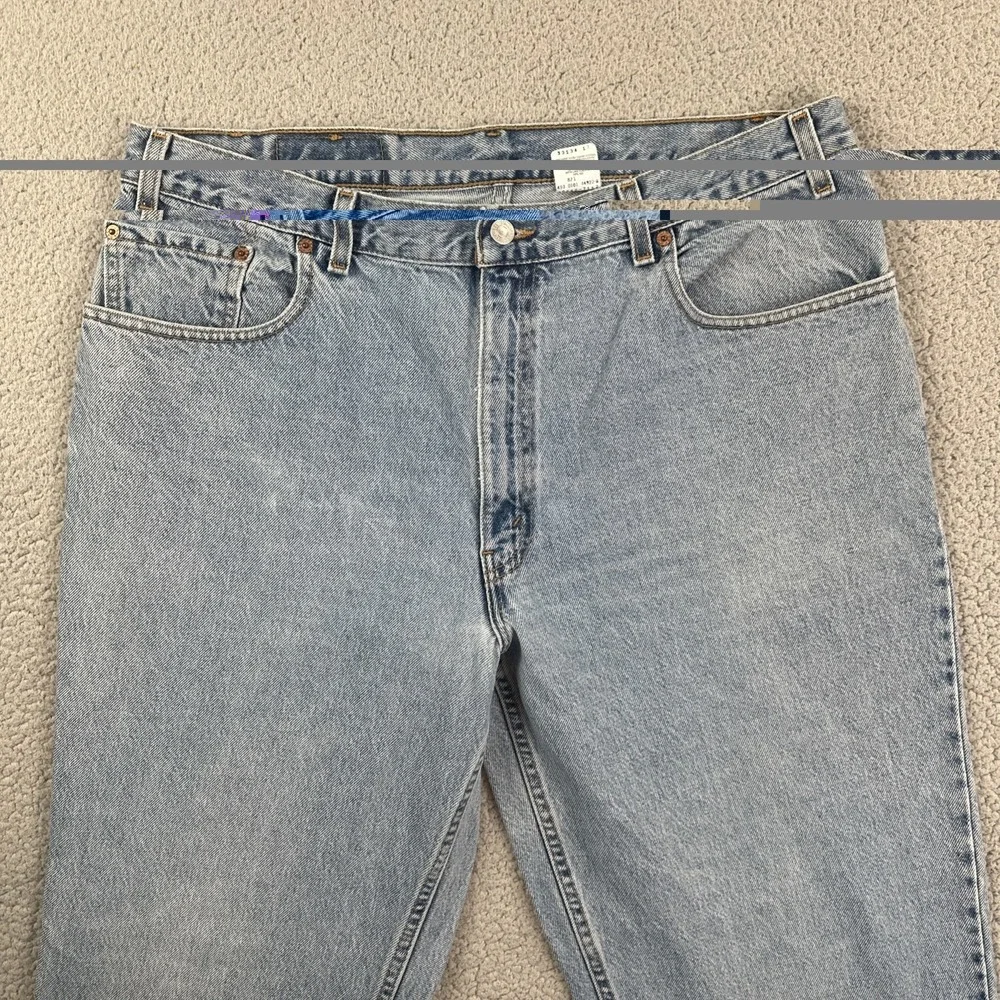 VTG Y2K Levi's 560 Loose Fit Tapered Leg Jeans Men 38x31 Blue Skater Light Wash